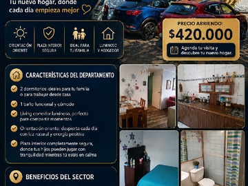 Arriendo Mensual / Departamento / Puente Alto