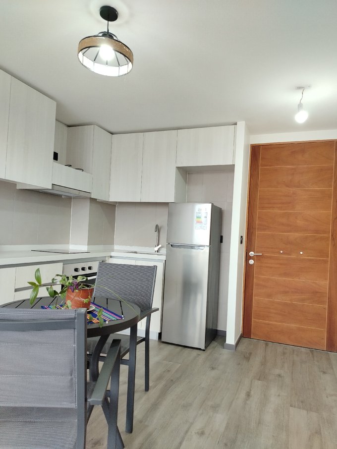 cocina con moderno equipamiento