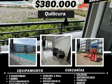 Arriendo Mensual / Departamento / Quilicura