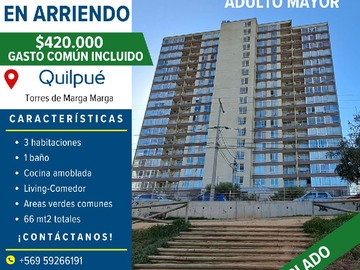 Arriendo Mensual / Departamento / Quilpué