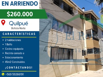 Arriendo Mensual / Departamento / Quilpué