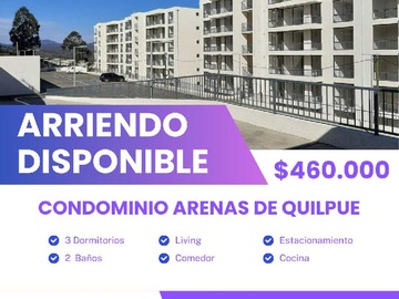 Arriendo Mensual / Departamento / Quilpué