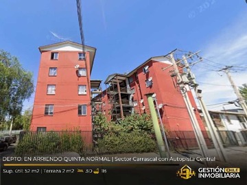 Arriendo Mensual / Departamento / Quinta Normal