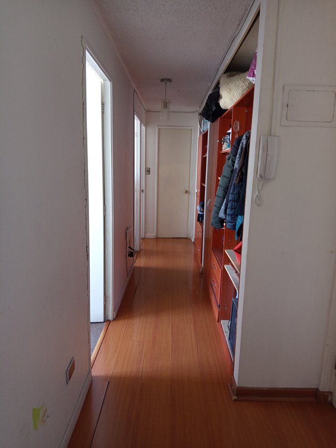 Pasillo con closets