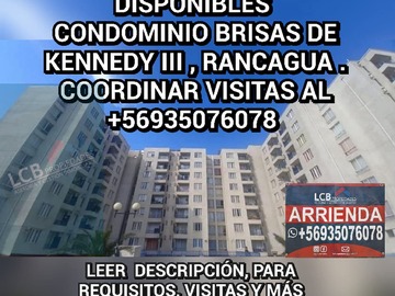 Arriendo Mensual / Departamento / Rancagua