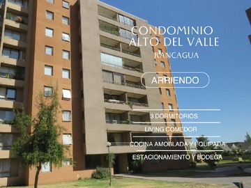Arriendo Mensual / Departamento / Rancagua