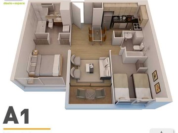 Arriendo Mensual / Departamento / Recoleta