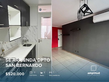 Arriendo Mensual / Departamento / San Bernardo