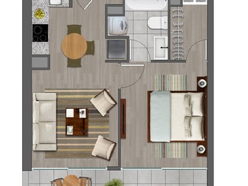 Arriendo Mensual / Departamento / San Miguel