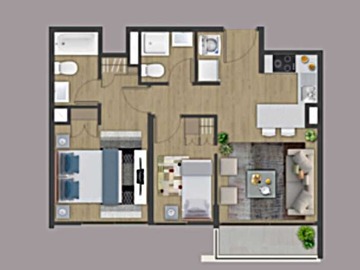 Arriendo Mensual / Departamento / San Miguel