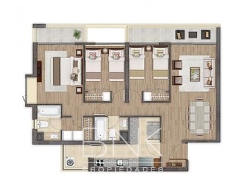 Arriendo Mensual / Departamento / San Miguel