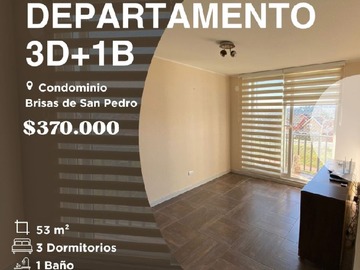 Arriendo Mensual / Departamento / San Pedro de la Paz