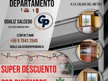 Arriendo Mensual / Departamento / Santiago