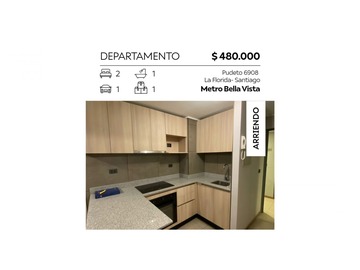 Arriendo Mensual / Departamento / Santiago