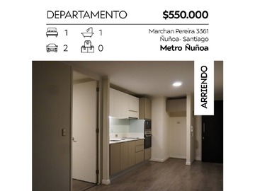 Arriendo Mensual / Departamento / Santiago