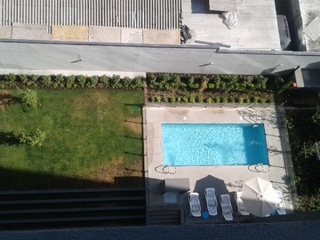 vista a la piscina