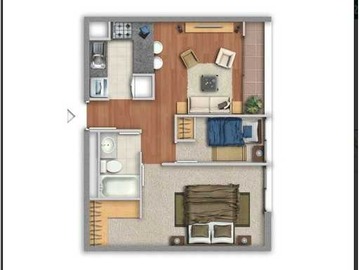 Arriendo Mensual / Departamento / Santiago