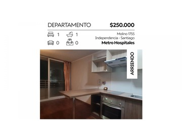 Arriendo Mensual / Departamento / Santiago