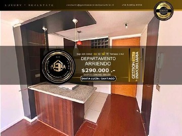 Arriendo Mensual / Departamento / Santiago