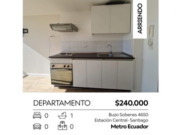 Arriendo Mensual / Departamento / Santiago