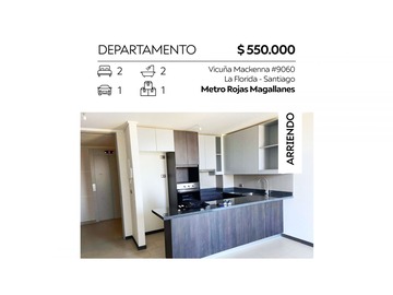 Arriendo Mensual / Departamento / Santiago