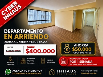 Arriendo Mensual / Departamento / Santiago