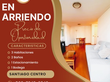 Arriendo Mensual / Departamento / Santiago