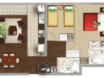 Arriendo Mensual / Departamento / Santiago