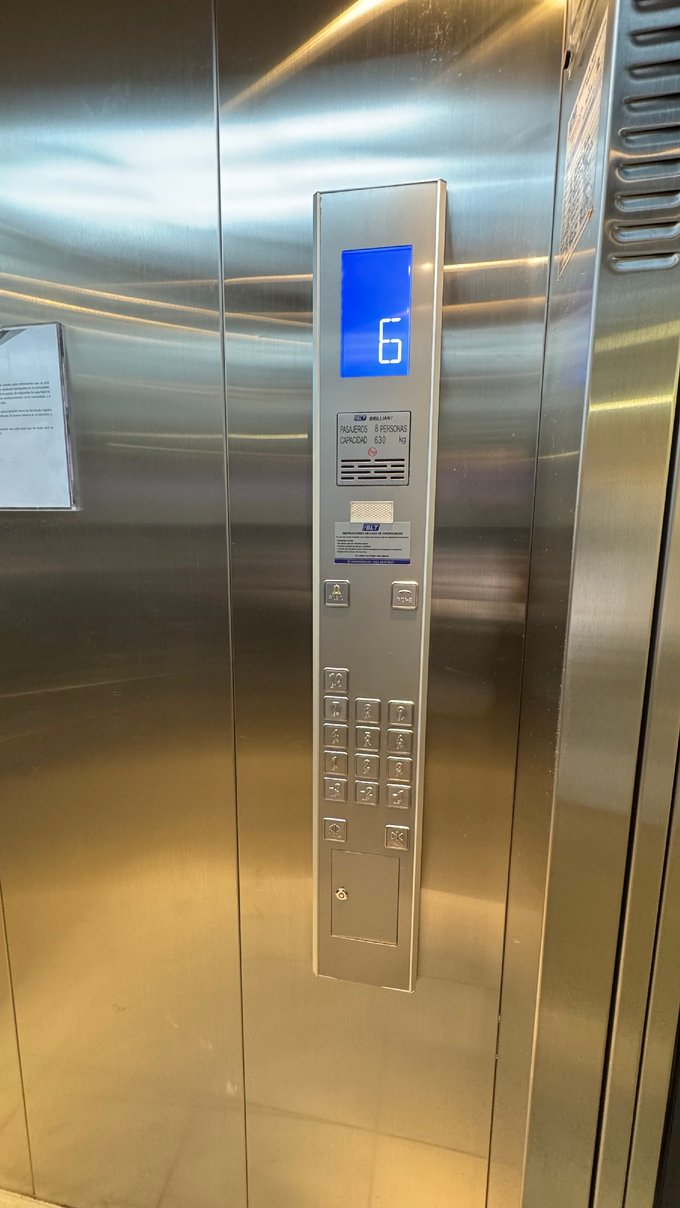 Piso 6, edificio de 9 pisos