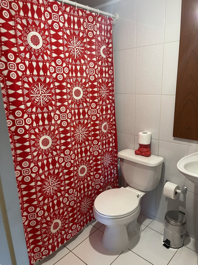baño con espacio para lavadora