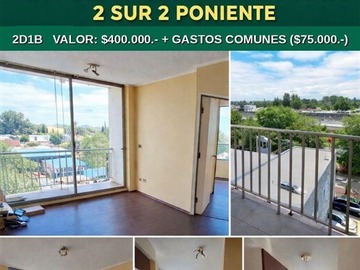 Arriendo Mensual / Departamento / Talca