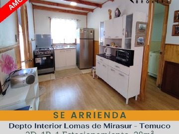 Arriendo Mensual / Departamento / Temuco