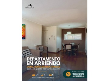 Arriendo Mensual / Departamento / Temuco