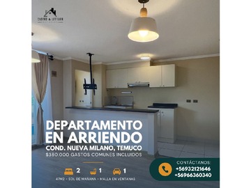 Arriendo Mensual / Departamento / Temuco