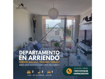 Arriendo Mensual / Departamento / Temuco