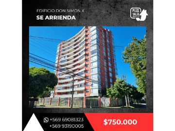 Arriendo Mensual / Departamento / Temuco