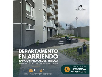 Arriendo Mensual / Departamento / Temuco