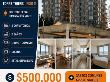 Arriendo Mensual / Departamento / Temuco