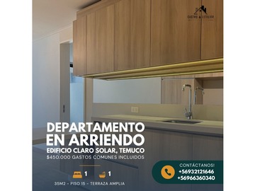 Arriendo Mensual / Departamento / Temuco