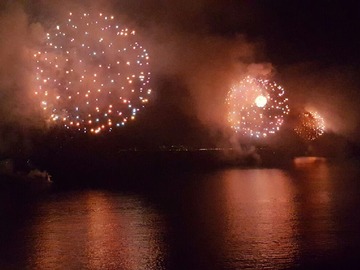 año nuevo en el mar desde el depto 