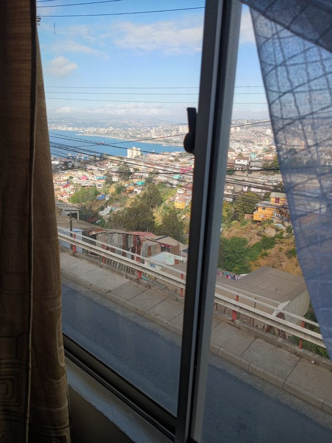 vistas desde la ventana living