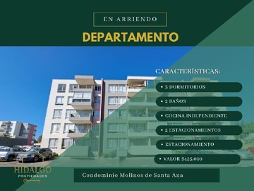 Arriendo Mensual / Departamento / Villa Alemana
