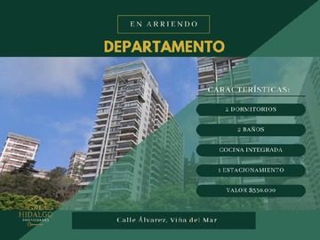 Arriendo Mensual / Departamento / Viña del Mar