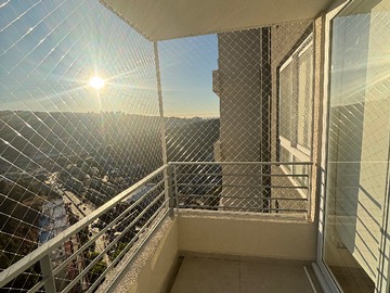 Terraza con mallas de seguridad