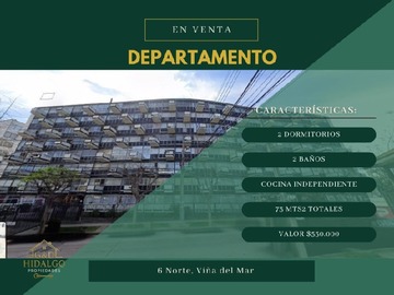 Arriendo Mensual / Departamento / Viña del Mar