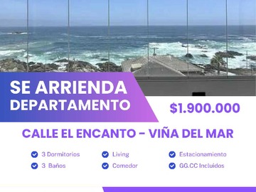 Arriendo Mensual / Departamento / Viña del Mar