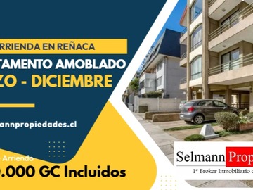 Arriendo Mensual / Departamento / Viña del Mar