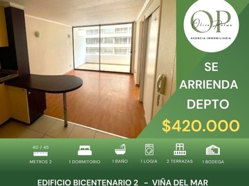 Arriendo Mensual / Departamento / Viña del Mar