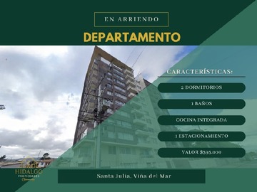 Arriendo Mensual / Departamento / Viña del Mar