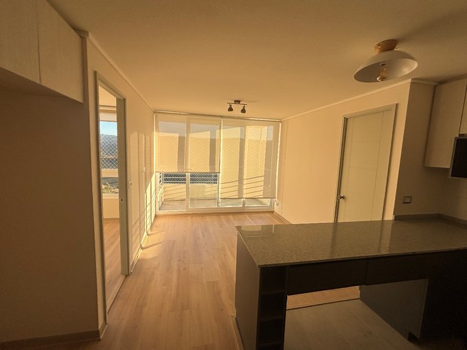 Cocina y living comedor,